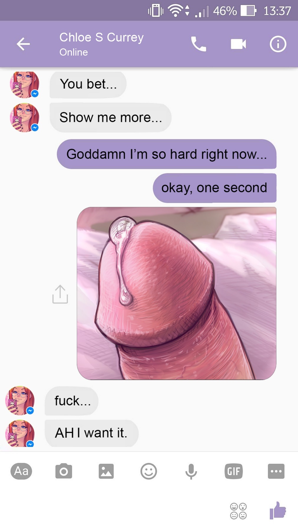 Erotic chat