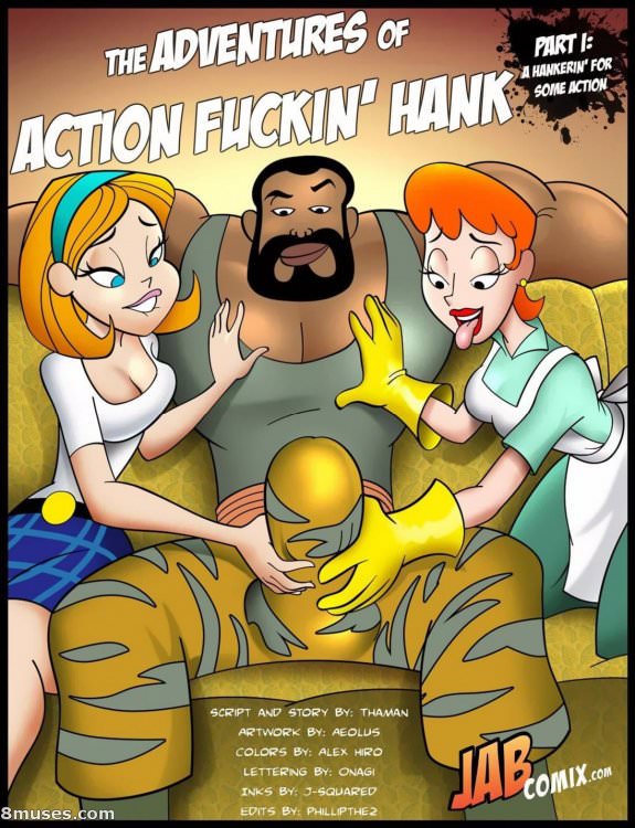 The Adventures of Action Fuckin' Hank (Eng, Jab Comics, xXx, Free)