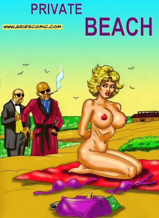 Private Beach by Aries (En, BDSM comics free)