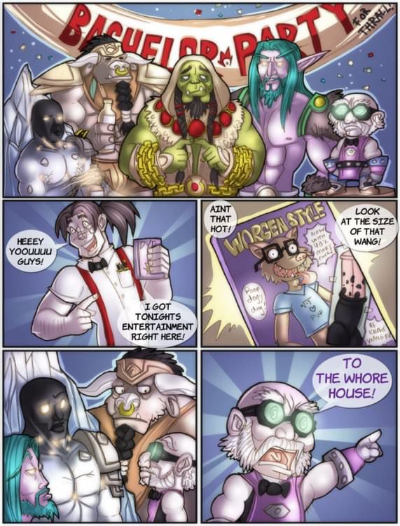 Shia - A Warcraftian Bachelor Party (comics,  en)