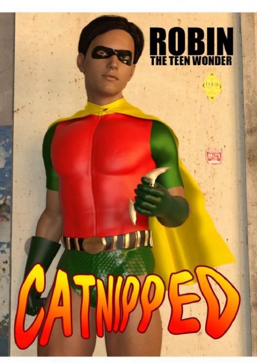 Ebonart – Gay Robin the teen wonder – Catnipped