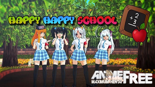 Happy Happy School [Cookie Fun Channel O( ' w ' )y] [Uncen, Ep.1-3, HD-720p, ENG] 3D XXX Hentai