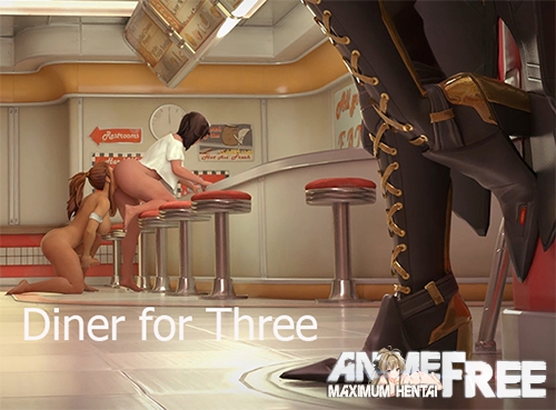 Diner for Three [Rikolo] [Uncen, MP4, HD-1080p, ENG] 3D-Hentai