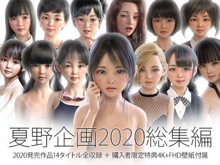 Kiga Natsuno 2020 Compilation 14 Work Set / 夏野企画 2020総集編 全14本セット