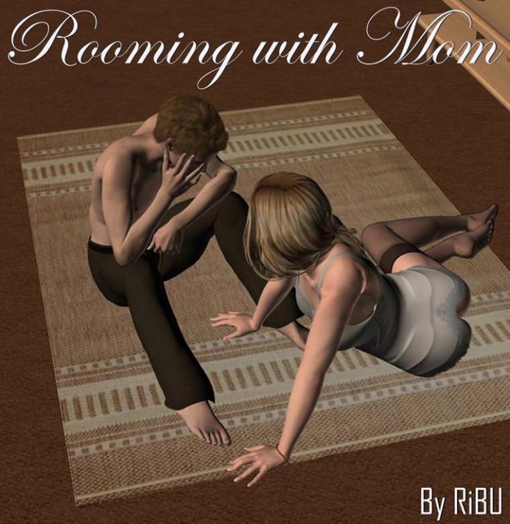 [Ribu]  Rooming with mom - incest comic En Text